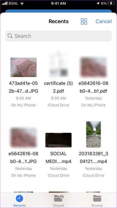 iPhone-All-Cast-App-Folder-Files أفضل 4 طرق لبث الفيديو أو عكس شاشة iPhone على Samsung TV