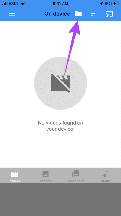 iPhone-All-Cast-App-Folder أفضل 4 طرق لبث الفيديو أو عكس شاشة iPhone على Samsung TV