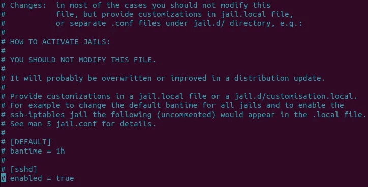 install-fail2ban-linux-05-jail-local-crop-comment.png كيف تحمي خادمك باستخدام Fail2Ban في Linux