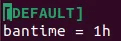 install-fail2ban-linux-08-enable-bantime-length.png كيف تحمي خادمك باستخدام Fail2Ban في Linux
