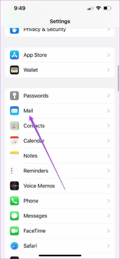 mail-settings-iphone-1-474x1024-1 أفضل 6 إصلاحات لخطأ اختفاء رسائل البريد الإلكتروني من تطبيق Mail على iPhone