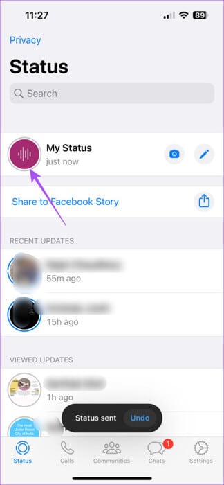 كيفية نشر ملاحظة صوتية على أنها WhatsApp Status على iPhone و Android - %categories