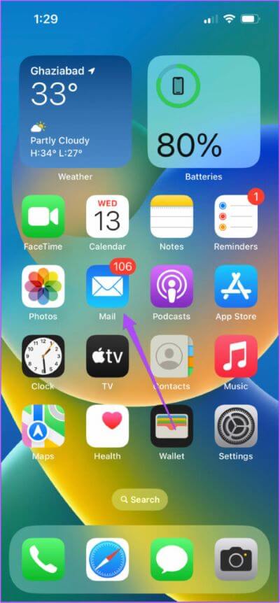 open-mail-app-on-iphone-2-475x1024-1 أفضل 6 إصلاحات لخطأ اختفاء رسائل البريد الإلكتروني من تطبيق Mail على iPhone