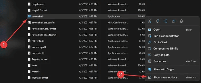 powershell-Powershellexe-folder.jpg 5 طرق لإصلاح تعذر عثور Windows على PowerShell.exe