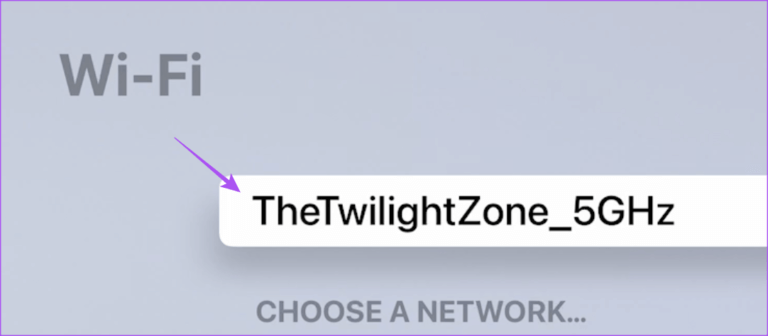 select-the-wifi-network-apple-tv-4k-768x336-1 أفضل 7 إصلاحات لعدم اتصال Apple TV 4K بشبكة Wi-Fi