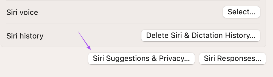 siri-suggestions-and-privacy-settings-mac أفضل 6 إصلاحات لعدم عمل Siri على Mac