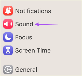 sound-settings-mac-1 أفضل 7 إصلاحات لعدم عمل صوت تنبيه Safari على Mac
