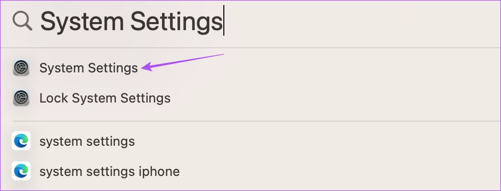system-settings-spotlight-search-macOS-ventura كيفية تعيين حدود التطبيقات على iPhone و iPad و Mac