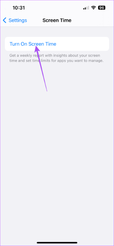 turn-on-screen-time-iphone-474x1024-1 كيفية تعيين حدود التطبيقات على iPhone و iPad و Mac