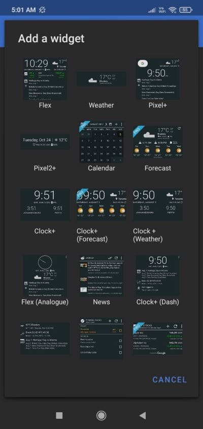 11-Best-Widgets-for-Android-15 أفضل 11 أداة مجانية لنظام Android: التقويم والطقس والمزيد
