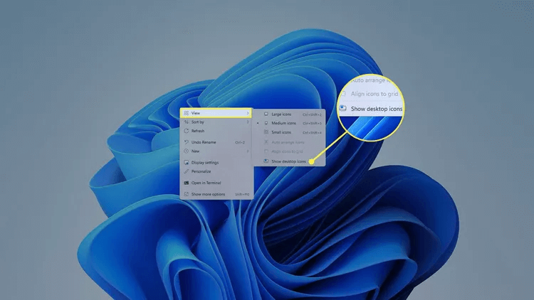 A1-FixIconsinWindows11-annotated-d92544ff22d149b59d885630eb180257 كيفية إصلاح الأيقونات في Windows 11