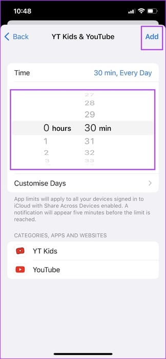 Add-Time-Limit 5 طرق فعالة لوضع الرقابة الأبوية على YouTube