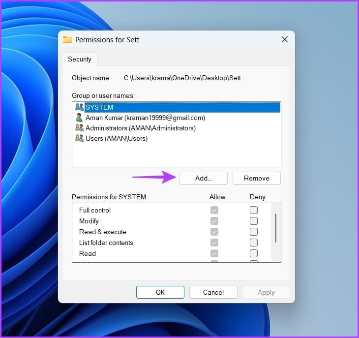Add-option أفضل 7 طرق لإصلاح خطأ في فتح الملف للكتابة في Windows 11