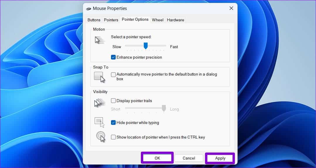 Adjust-Touchpad-Sensitivity-via-Control-Panel أفضل 3 طرق لزيادة أو تقليل حساسية لوحة اللمس على أجهزة الكمبيوتر المحمولة Windows 11