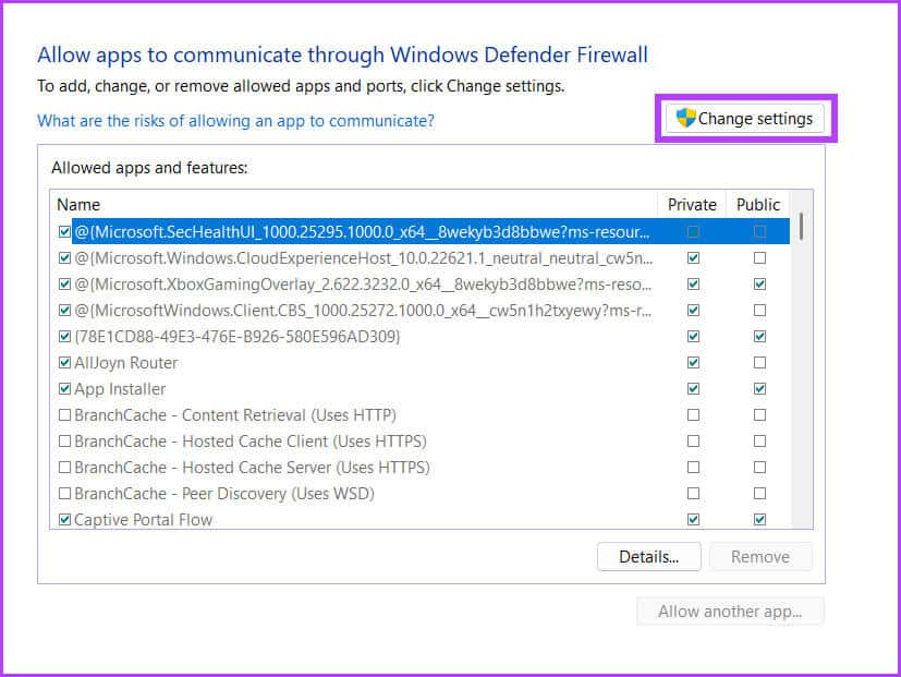 Allow-RD-Firewall-4 أفضل 8 طرق لإصلاح خطأ عدم تمكن Remote Desktop من العثور على الكمبيوتر في Windows 11