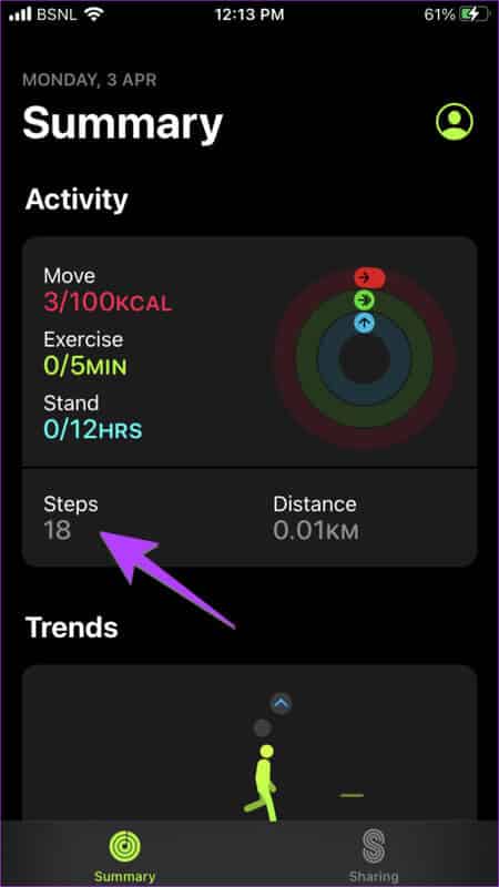 Apple-Fitness-App-Steps-576x1024-1 6 طرق لمعرفة عدد خطواتك على Apple Watch