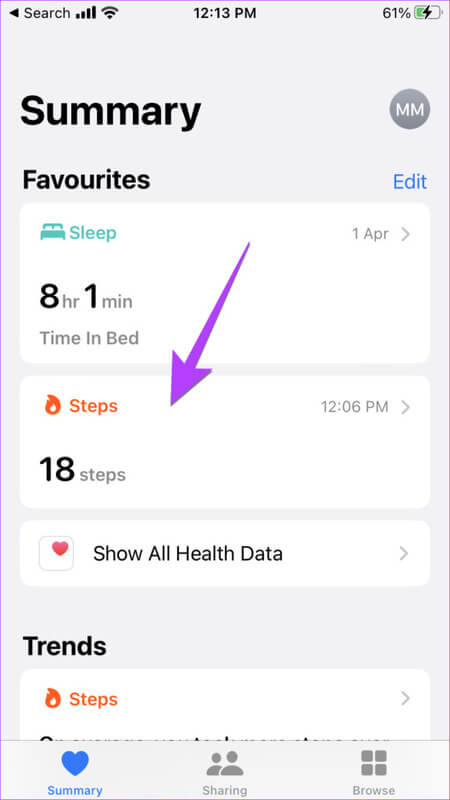 Apple-Health-App-Steps-576x1024-1 6 طرق لمعرفة عدد خطواتك على Apple Watch