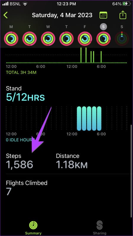Apple-Watch-Check-Past-Steps-576x1024-1 6 طرق لمعرفة عدد خطواتك على Apple Watch