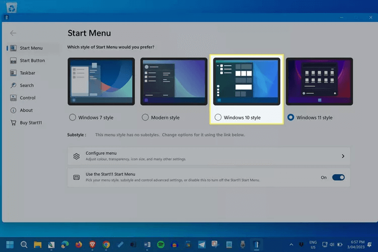 B4-MakeWindows11LookLikeWindows10-annotated-6f701ad3bddb467b96775f73d4dba939 7 طرق لجعل Windows 11 يبدو مثل Windows 10