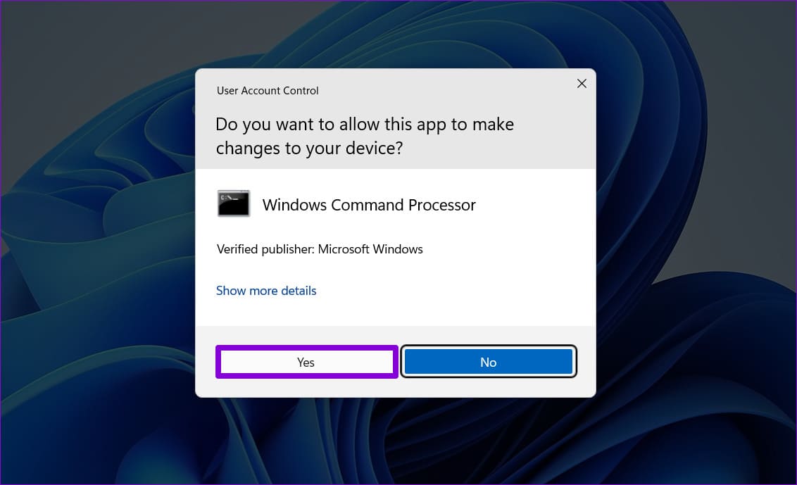 Batch-File-UAC-Prompt كيفية إعادة إنشاء فهرس البحث في Windows 11