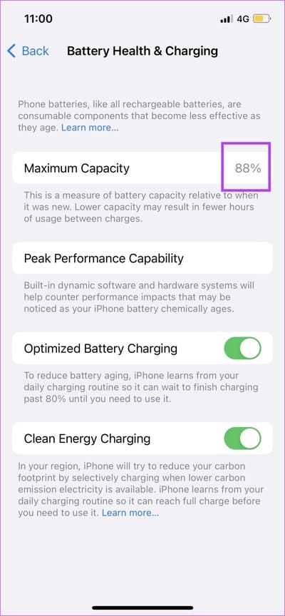 Battery-Health-1 11 طرق سهلة لإصلاح الشحن بطيء على iPhone