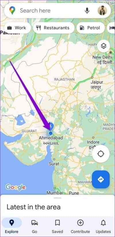 Blue-Dot-on-Google-Maps-500x1024-1 أهم 4 طرق لتحسين دقة الموقع الجغرافي على نظام Android