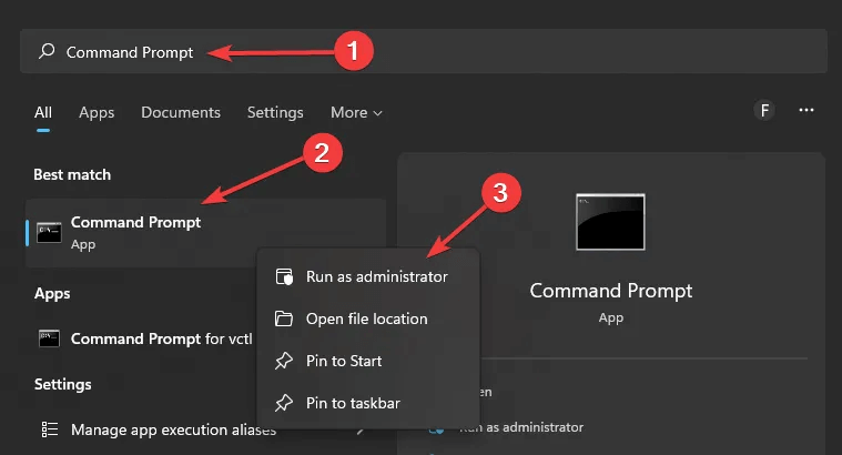 CMD-as-administrator.png كيفية إنشاء مثبت Windows 11 USB باستخدام موجه الأوامر
