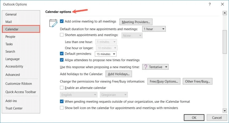 إعداد جدول مجمع في تقويم Outlook لزيادة الإنتاجية - %categories