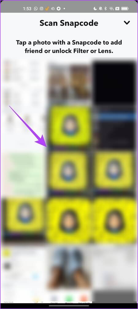 Choose-Snapcode كيفية مسح Snapcode ضوئيًا على Snapchat باستخدام iPhone و Android