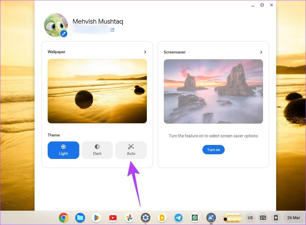 Chromebook-Dark-Mode-Schedule 4 طرق لتمكين أو تعطيل الوضع الداكن على Chromebook