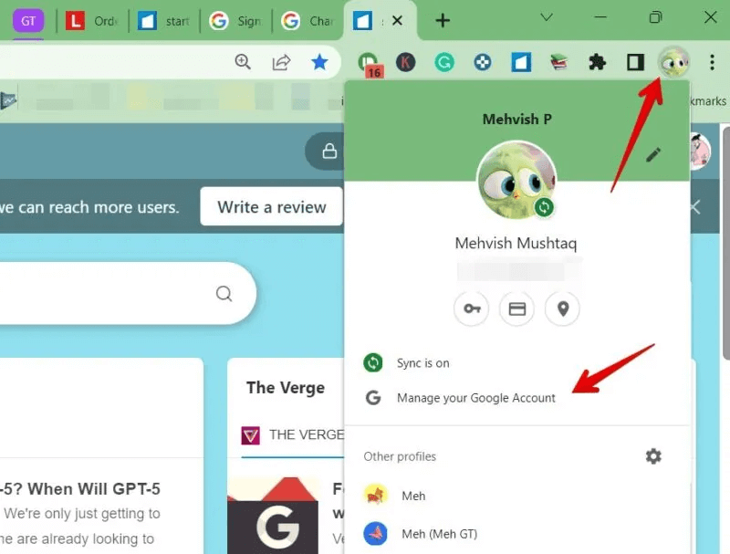Chromebook-Google-Account-Info-800x607.jpg كيفية تغيير كلمة مرور جهاز Chromebook
