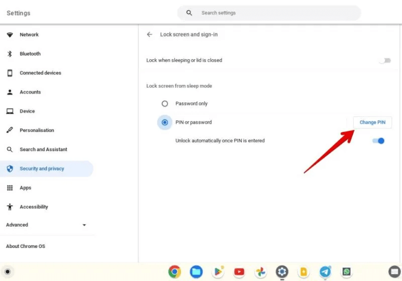 Chromebook-Lock-Screen-PIN-800x560.jpg كيفية تغيير كلمة مرور جهاز Chromebook