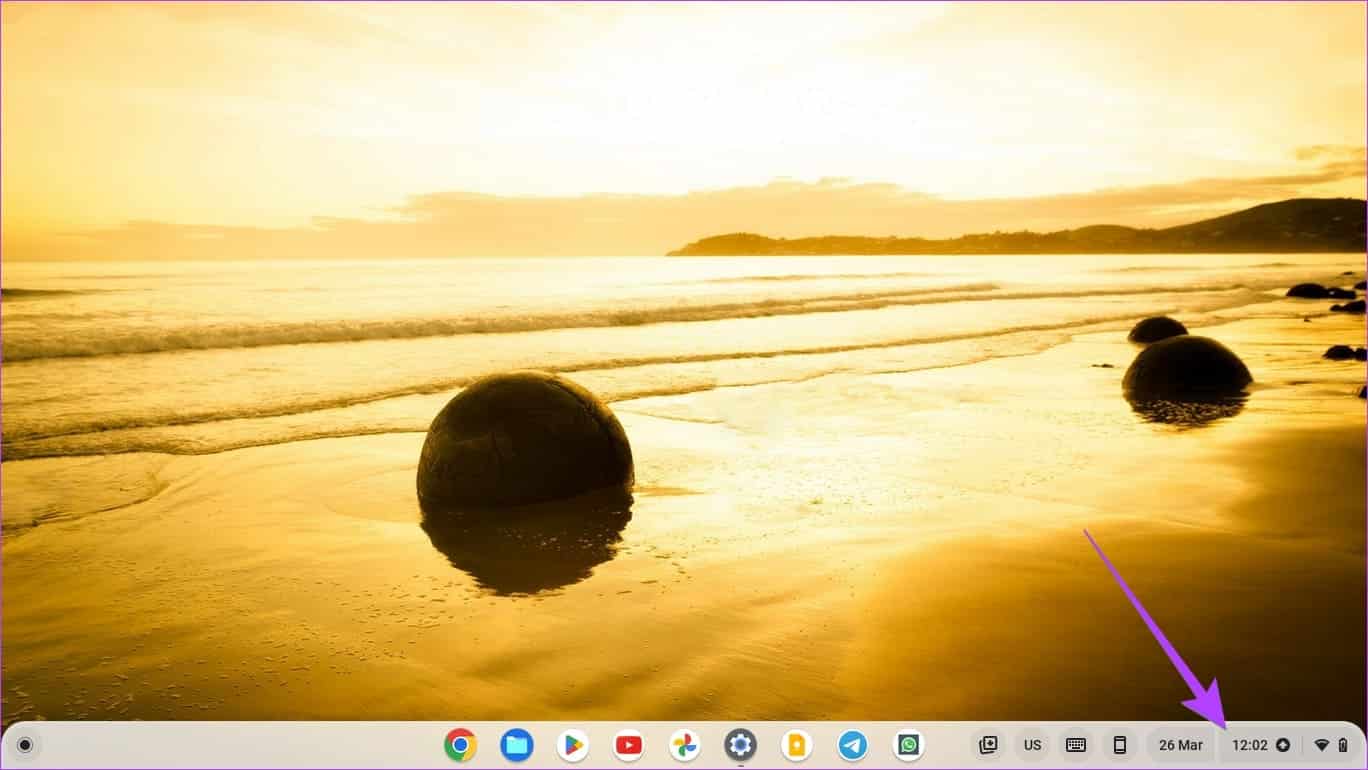 Chromebook-Quick-Settings-Open-1 5 طرق لقفل شاشة Chromebook