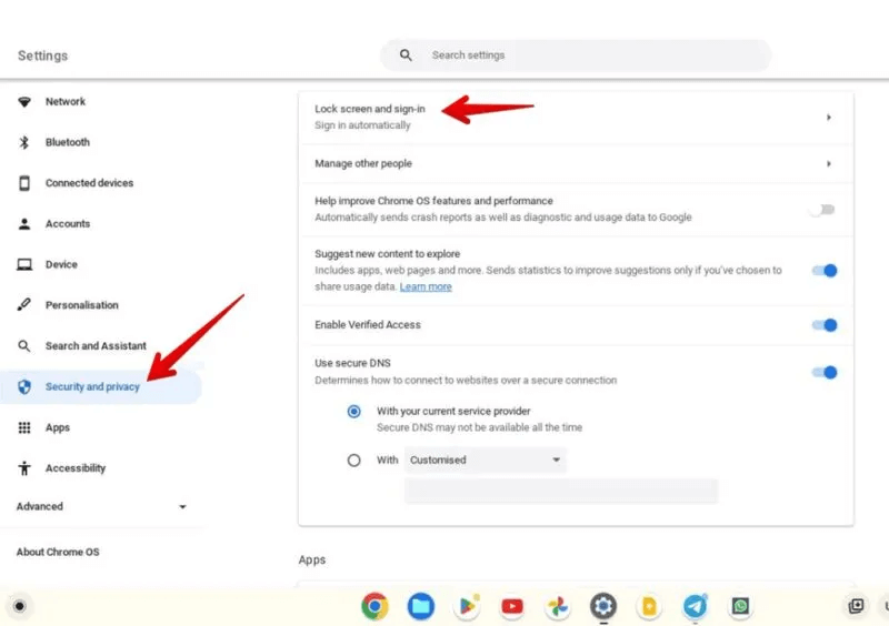 كيفية تغيير كلمة مرور جهاز Chromebook - %categories