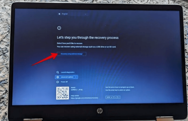 Chromebook-recover-Using-External-Storage-1-800x516.jpg كيفية إصلاح خطأ "ChromeOS مفقود أو تالف"