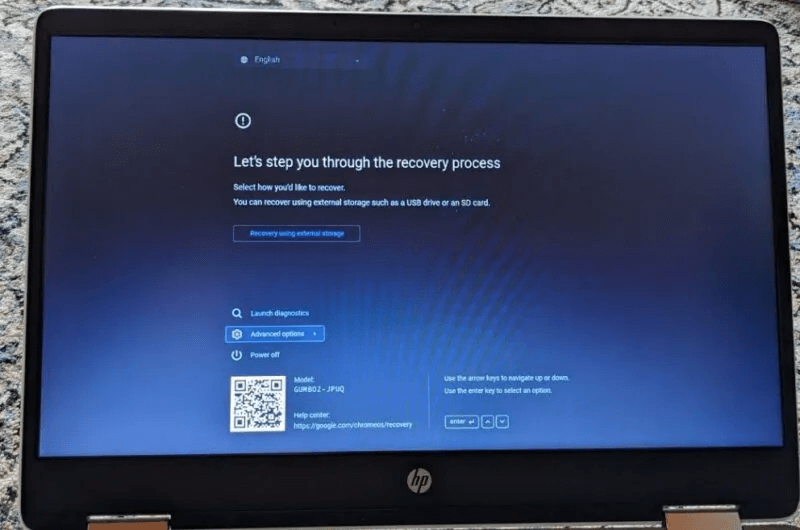 Chromebook-recover-screen-800x530.jpg كيفية إصلاح خطأ "ChromeOS مفقود أو تالف"