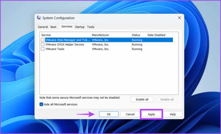 Clean-boot-4-768x467-1 أفضل 7 طرق لإصلاح خطأ لا يمكن الوصول إلى Smartscreen في الوقت الحالي على Windows 11