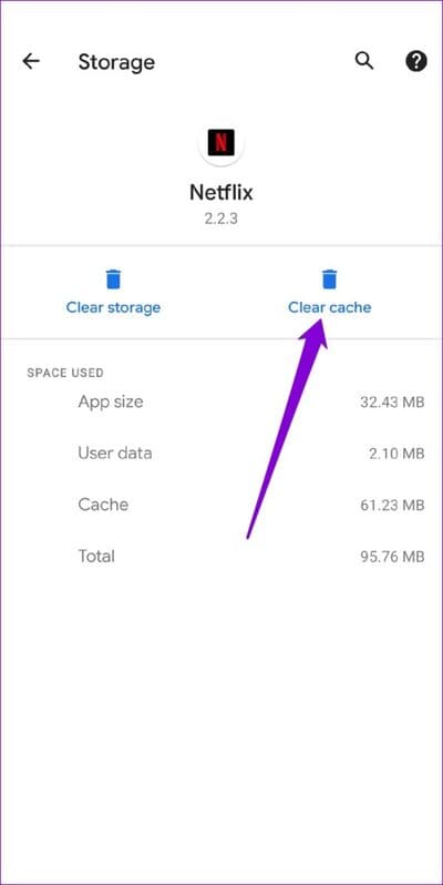 Clear-Netflix-Cache-513x1024-1 أفضل 9 طرق لإصلاح شاشة Netflix السوداء مع مشكلة في الصوت على الهاتف المحمول وسطح المكتب