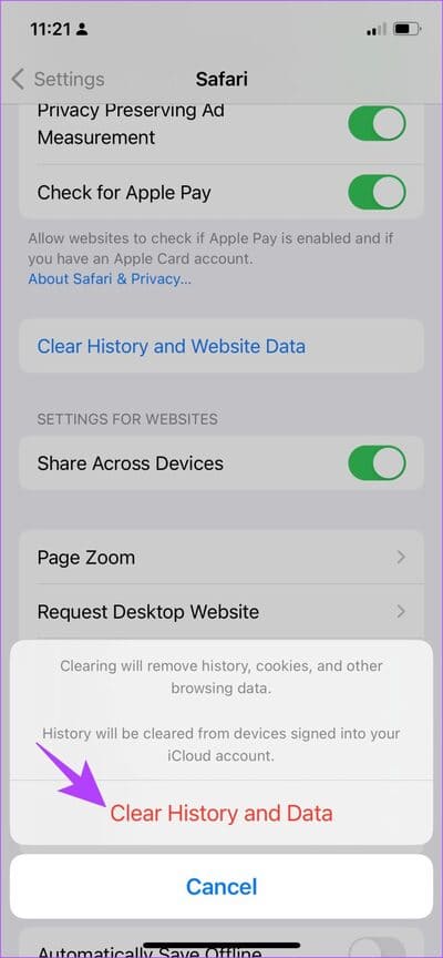 كيفية مسح سجل تصفح Safari على iPhone و iPad و Mac - %categories