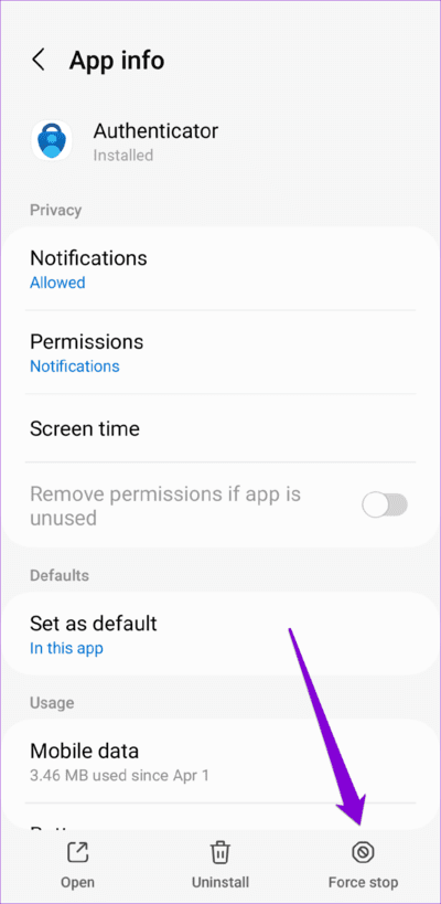 Close-Microsoft-Authenticator-on-Android-750x1536-1 أفضل 7 طرق لإصلاح عدم عمل Microsoft Authenticator على Android و iPhone