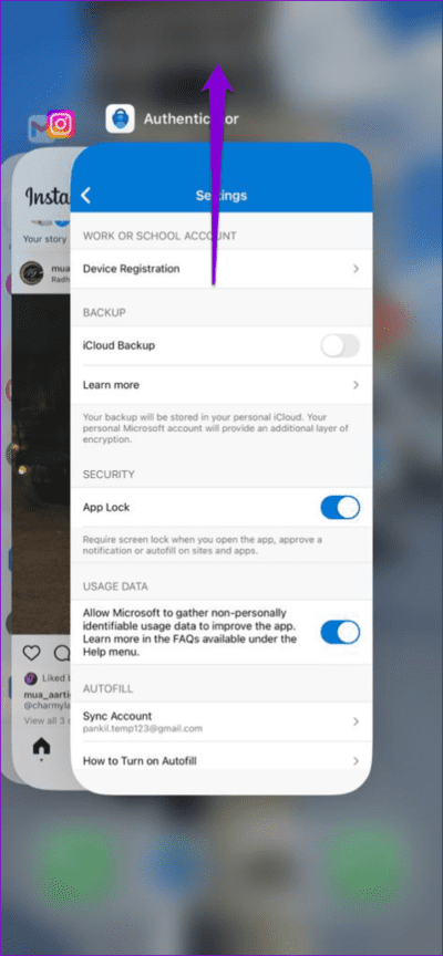 Close-Microsoft-Authenticator-on-iPhone-474x1024-1 أفضل 7 طرق لإصلاح عدم عمل Microsoft Authenticator على Android و iPhone