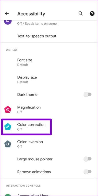 Color-Correction-on-Android-513x1024-1 أفضل 9 طرق لإصلاح شاشة Netflix السوداء مع مشكلة في الصوت على الهاتف المحمول وسطح المكتب