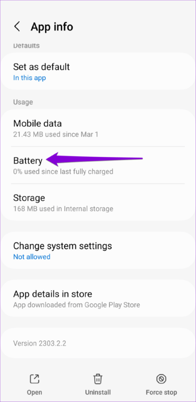 Configure-Battery-Usage-for-the-Xbox-App-on-Android-1-500x1024-1 أفضل 8 طرق لإصلاح عدم عمل إشعارات تطبيق Xbox على Android و iPhone