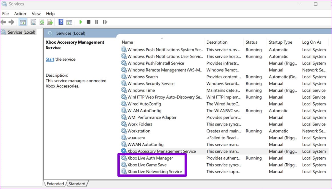 Configure-Xbox-Services أفضل 6 طرق لإصلاح عدم سماح تطبيق Xbox بتسجيل الدخول على Windows 11