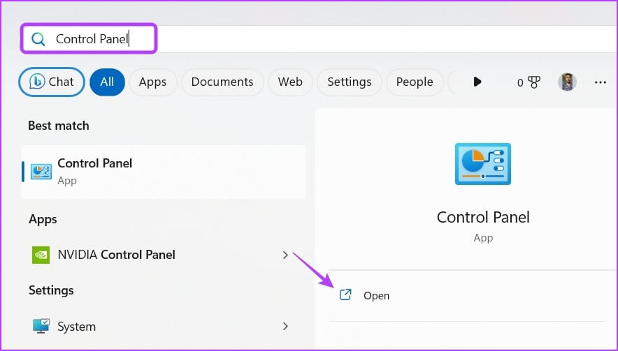 Control-Panel-4 4 أفضل الطرق للتحقق من وقت تشغيل جهاز الكمبيوتر على Windows 11