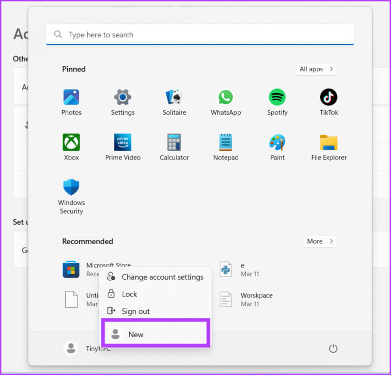 Create-new-user-8-768x736-1 أفضل 7 طرق لإصلاح خطأ لا يمكن الوصول إلى Smartscreen في الوقت الحالي على Windows 11