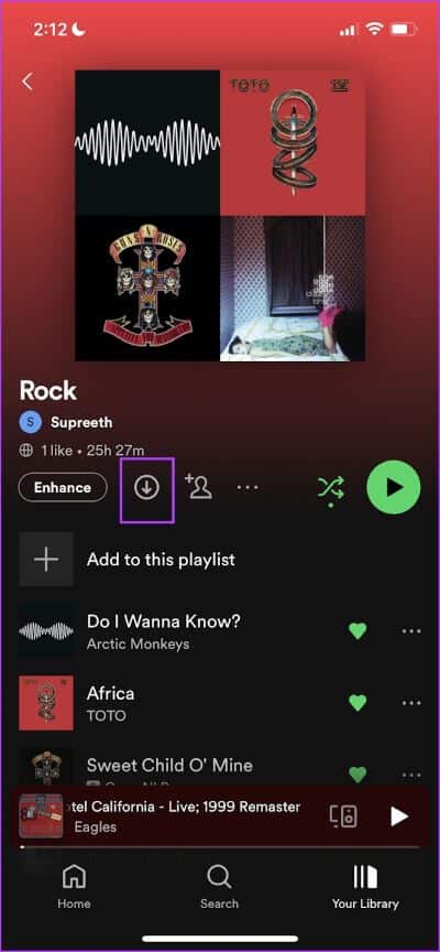 Download-Playlist كيفية تنزيل الموسيقى والبودكاست على Spotify للاستماع دون اتصال