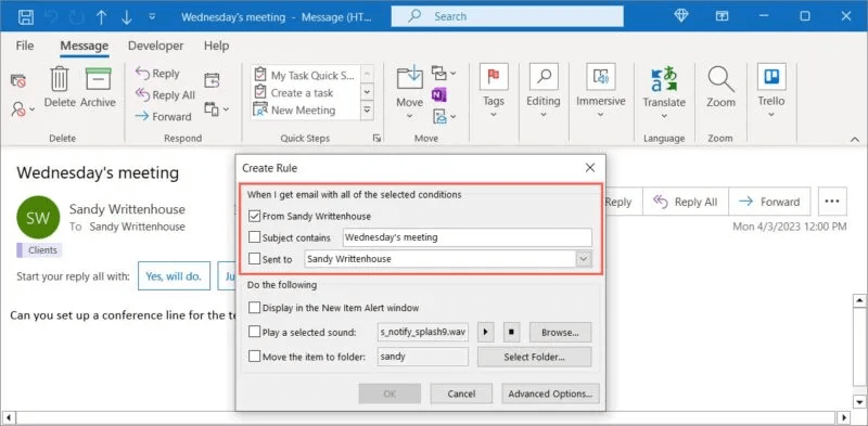 كيفية استخدام قواعد Microsoft Outlook لإدارة علبة الوارد الخاصة بك - %categories