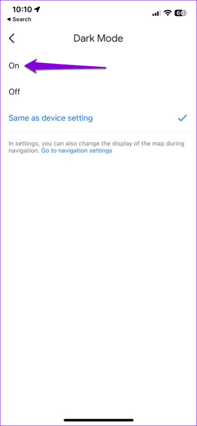 Enable-Dark-Mode-in-Google-Maps-for-iPhone-474x1024-1 أفضل 9 طرق لإصلاح استنزاف Google Maps للبطارية على Android و iPhone