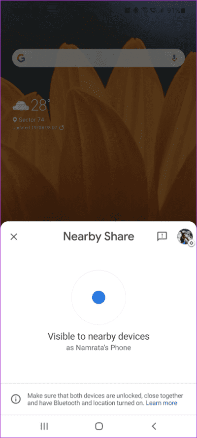 Enable-Nearby-Share-on-Samsung-Galaxy-Note-20-9_935adec67b324b146ff212ec4c69054f كيفية استخدام ميزة Nearby Share على Mac لنقل الملفات من Android
